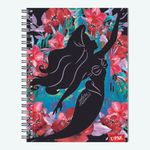 CUADERNO ESPIRAL PROFESIONAL 100H RAYAS PRINCESAS FLORAL