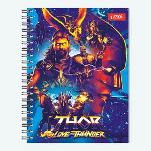 Cuaderno Profesional 100H Rayas Marvel 2136541004