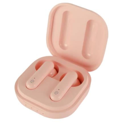 Audífonos Easy Line Tws Viva Lights Inalámbricos Color Rosa