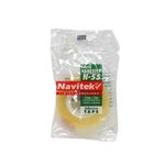 CINTA ADHESIVA TRANSPARENTE NAVITEK 12X33