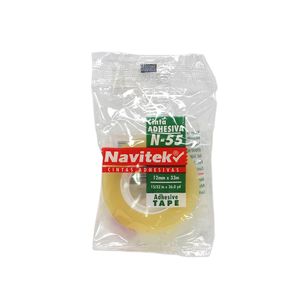 Cinta Adhesiva Transparente 12X33 Navitek 80551203300