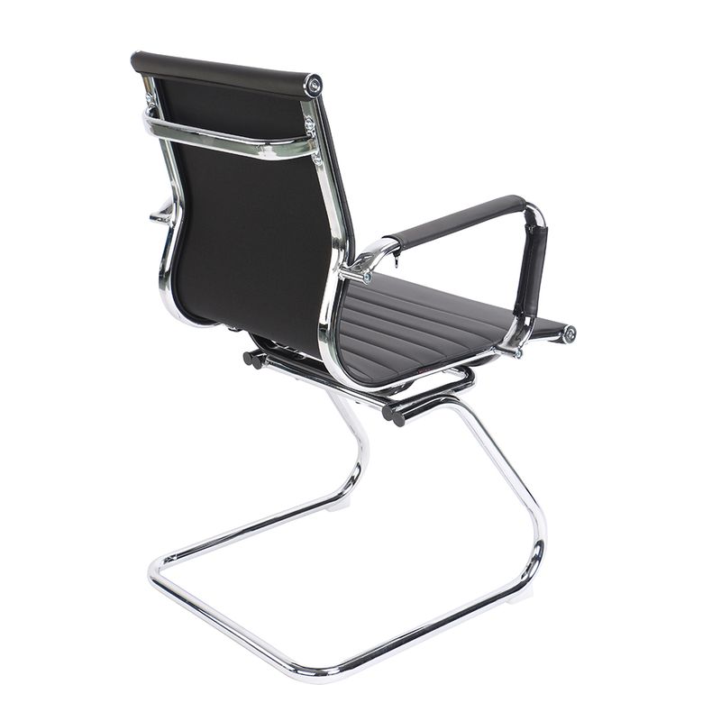 SILLON EJECUTIVO VISITA VINIPIEL GOLDEN NEGRO