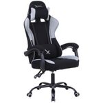 Silla Gamer Stylos XZ20 Tela/Brazo Ajustable Soporte Lumbar Color Gris