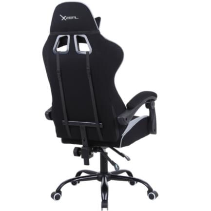 Silla Gamer Stylos XZ20 Tela/Brazo Ajustable Soporte Lumbar Color Gris