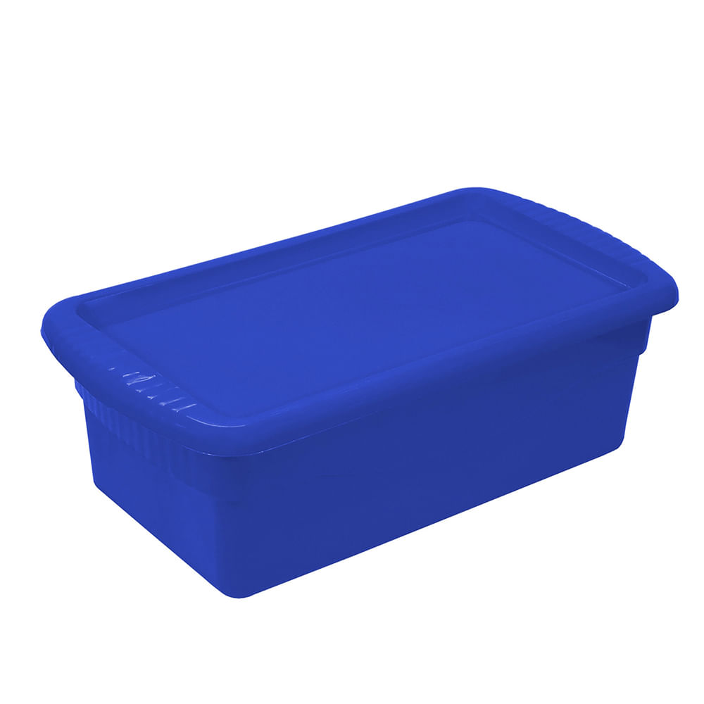 Caja organizadora plastica 8gal azul