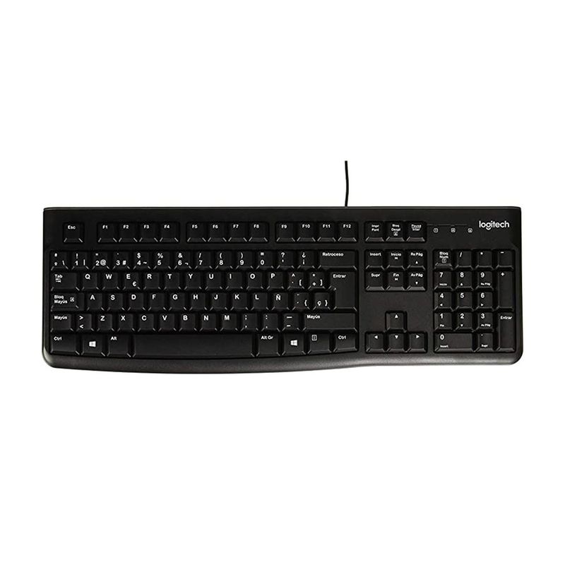 TECLADO ALAMBRICO K120 USB NEGRO
