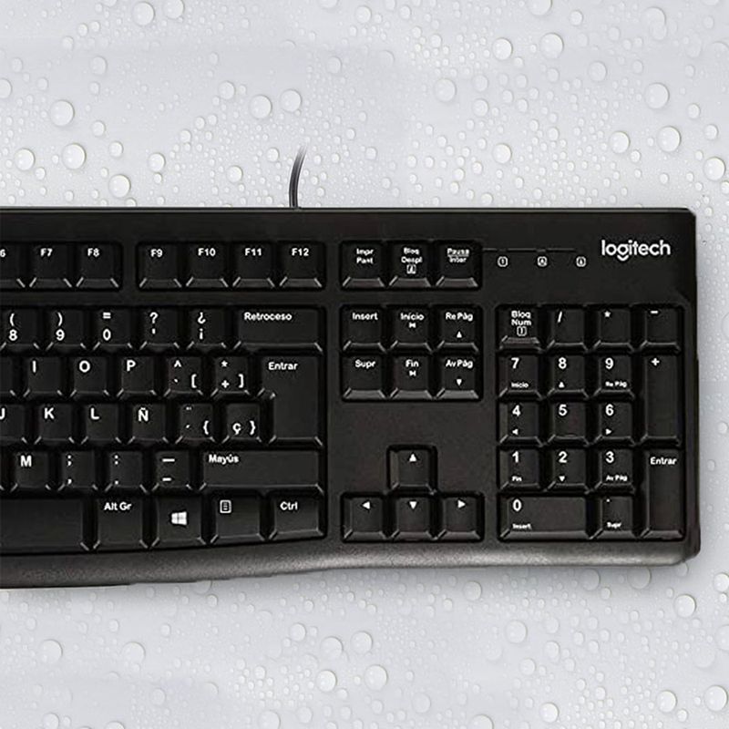 TECLADO ALAMBRICO K120 USB NEGRO