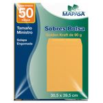 SOBRE BOLSA GOLDEN MINISTRO (LEGAL) ENGOMADO C/50PZAS