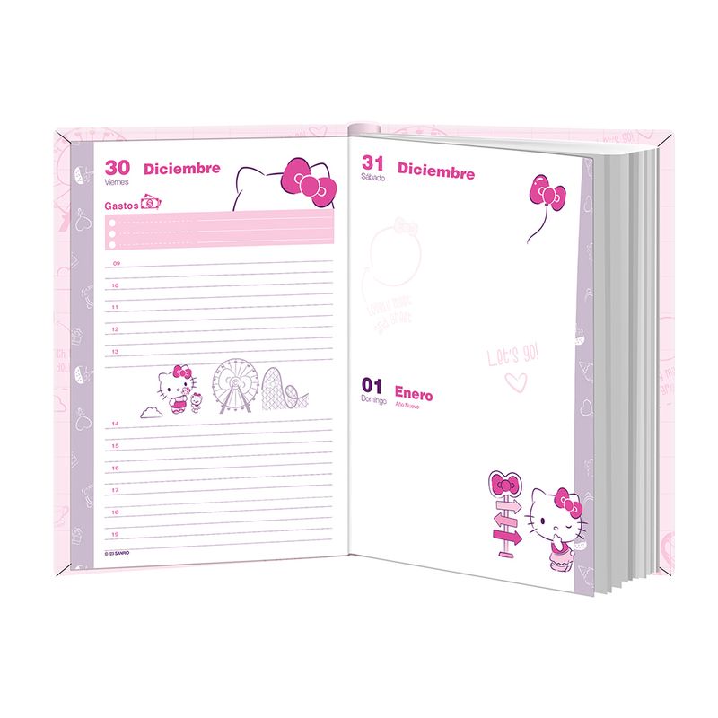 AGENDA DIARIA HELLO KITTY BASIC