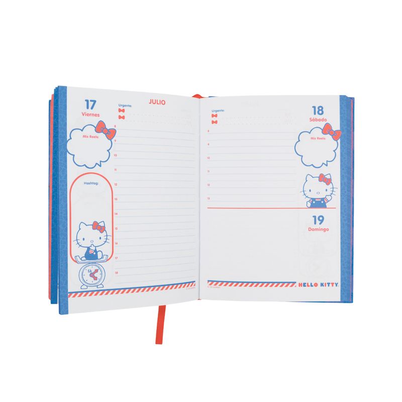 44223 - AGENDA DIARIA HELLO KITTY BASIC