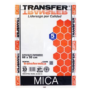 Mica Adherible 5 Pts 66X50Cm Con 10 Hjs Transfer Mat05010