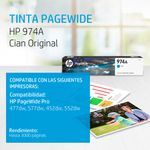 CARTUCHO DE TINTA HP 974 CYAN L0R87AL