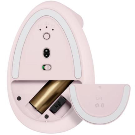 Mouse Logitech Lift Ergonómico Vertical 1000dpi Color Rosa