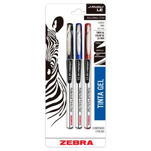 Boligrafo Fino Gel Blt C/3 Surtidos J-Roller Le 8636-Le