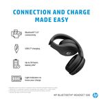 AUDIFONOS DIADEMA BLUETOOTH HP 500 NEGRO