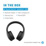 AUDIFONOS DIADEMA BLUETOOTH HP 500 NEGRO