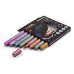 MARCADOR METALICO ESTUCHE C/8 MARKATODO