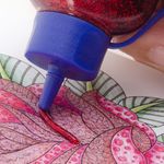 PEGAMENTO DIAMANTINA 60ML ROJO