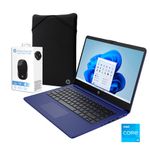 LAPTOP HP 14-DQ2521LA 14 CORE i3-1115G4, 8GB, 256GB SSD, WIN11HOME,AZUL INDIGO