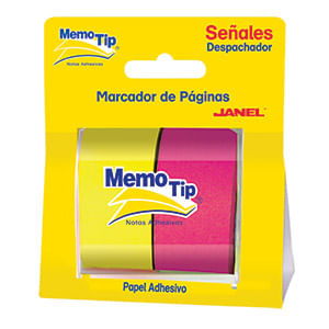 Señales Con Despachador 2 Rollos Surtidos Memotip 4809025101