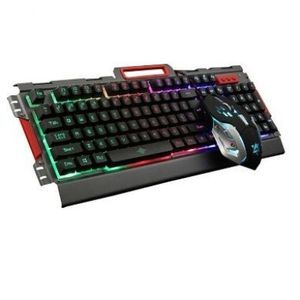 Teclado Brobotix 188533-2, Usb, Juegos, Plata 188533-2