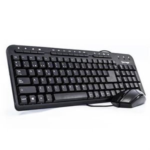 KIT VORAGO TECLADO Y MOUSE KM-105 ALAMBRICO MULTIMEDIA USB VOCKITAF005