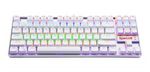 Teclado Mecánico Redragon Kumara White Rainbow