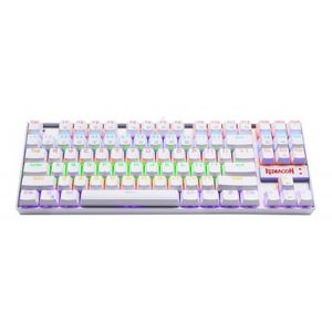 Teclado Mecánico Redragon Kumara White Rainbow, Español, Blanco K552W-Kr-Sp