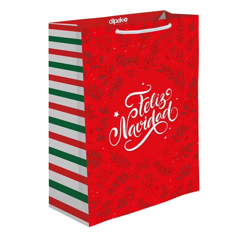 18429 - BOLSA REGALO JUMBO DESEOS DE NAVIDAD