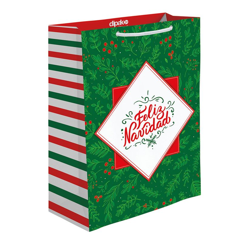 18430 - BOLSA REGALO JUMBO DESEOS DE NAVIDAD