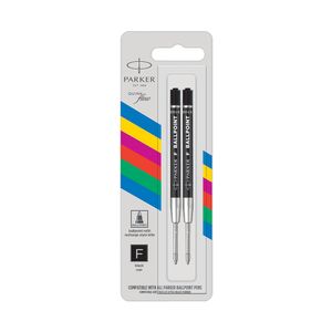 Repuesto Para Boligrafo Fino Negra 2Pz Blt Parker 2166541