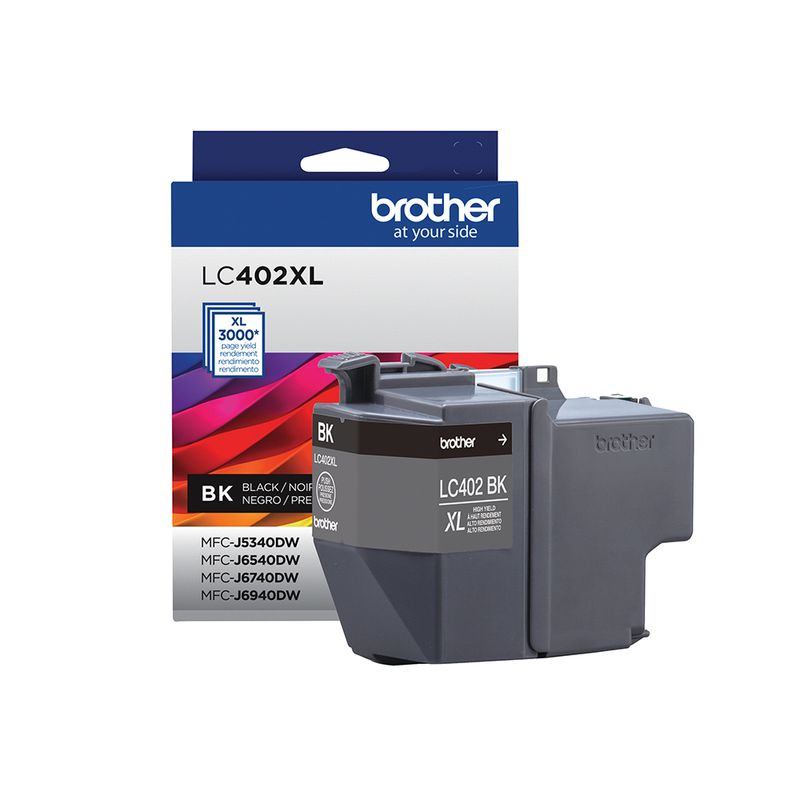CARTUCHO DE TINTA SUPER ALTO RENDIMIENTO BROTHER LC402XLBK NEGRO
