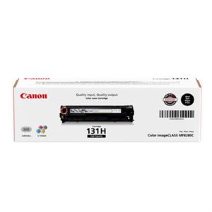 Tóner Canon 131H Alta Capacidad 2400 Páginas Color Negro Cactonab109