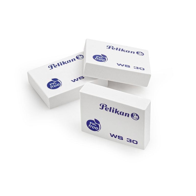 GOMA BORRAR MEDIANO BLANCA BOL/4 WS30