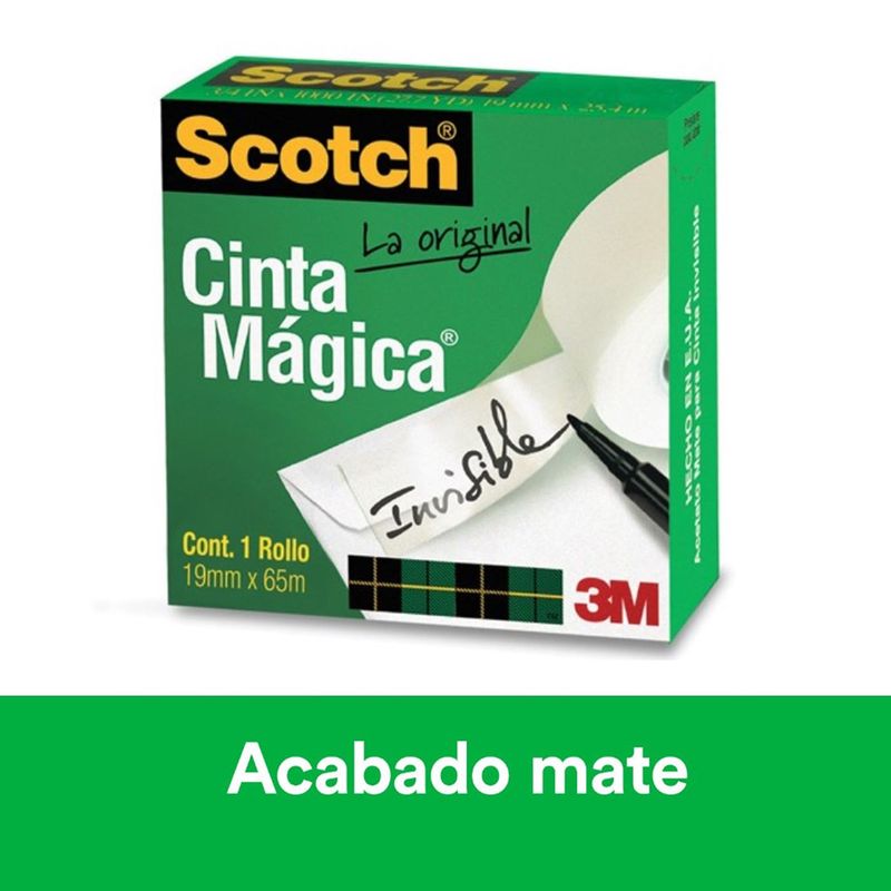 CINTA MAGICA 810 18x65M ACETATO MATE