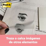 NOTAS TRANSPARENTES 28x28 C/36H POST IT