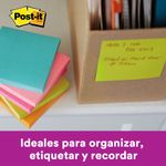 NOTAS ADHESIVAS 3x3 MIAMI PASTEL C/6 COLORES C/65 HOJAS C/COLOR