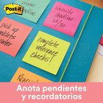 NOTAS ADHESIVAS 3x3 POP UP NEON C/100H PAQUETE CON 6