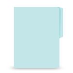 FOLDER CARTA AZUL OFIX CON 100PZAS