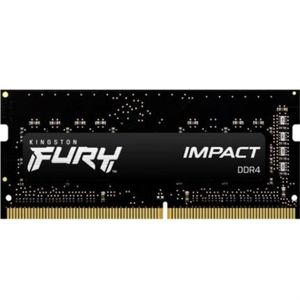 Memoria Ram Kingston Fury Impact 8Gb 3200Mhz Ddr4 Cl Sodimm Color Negro Kncmemac129