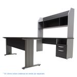 CONJUNTO DIRECTIVO ESCRITORIO DE ARCO 180MT STORM/GRIS