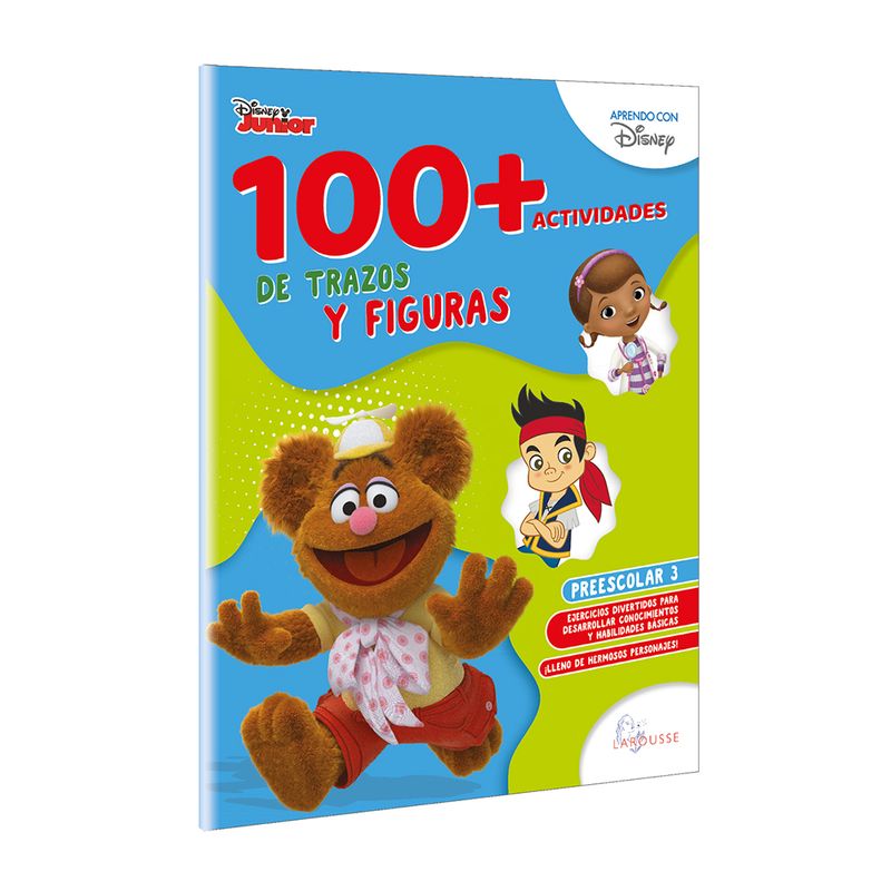 LIBRO TRAZOS Y FIGURAS DISNEY PREESCOLAR 3