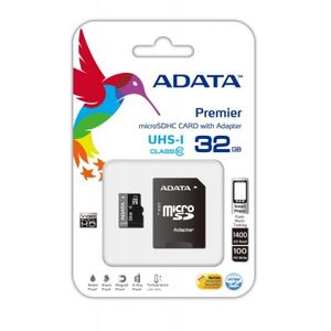 Memoria Sd Adata Uhs-I U1 32Gb Class 10, 32 Gb, 30 Mb/S, 10 Mb/S, Negro, Ausdh32Guicl10-Ra1