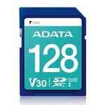 1673 - Secure Digital ADATA V30 SDXC UHS-I U3 ADATA ASDX128GUI3V30S-R