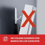 GANCHO MEDIANO PARA COLGAR 2PZAS