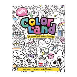 Libro Colorland Antiestres Escenarios Maravillosos Onix 6539