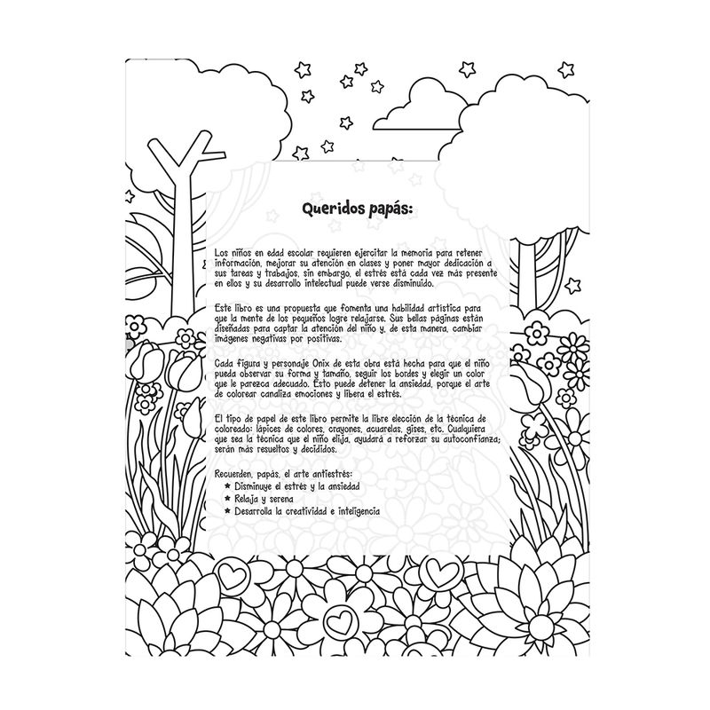 LIBRO COLORLAND ANTIESTRES ESCENARIOS MARAVILLOSOS ONIX