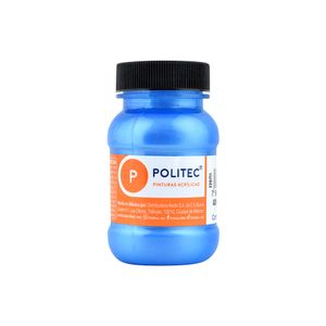 Pintura Acrilica Politec 100Ml Azul Metalico 29526