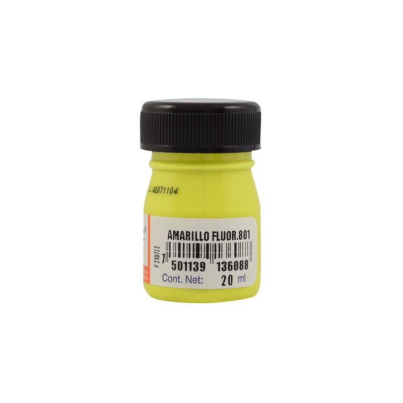 PINTURA ACRILICA FLUOR POLITEC 20ML AMARILLO