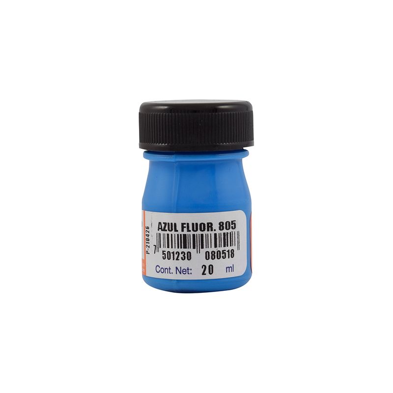 PINTURA ACRILICA FLUOR POLITEC 20ML AZUL